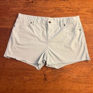 Carve design Oahu Twill shorts, size 14, aqua.